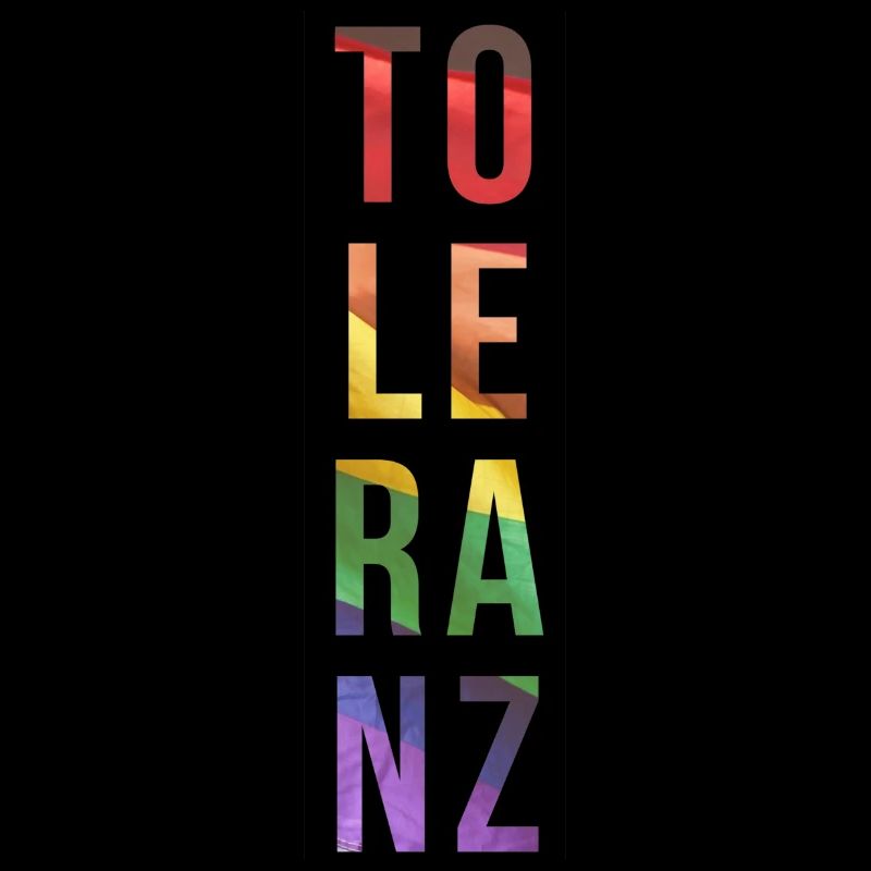 Toleranz Regenbogen.