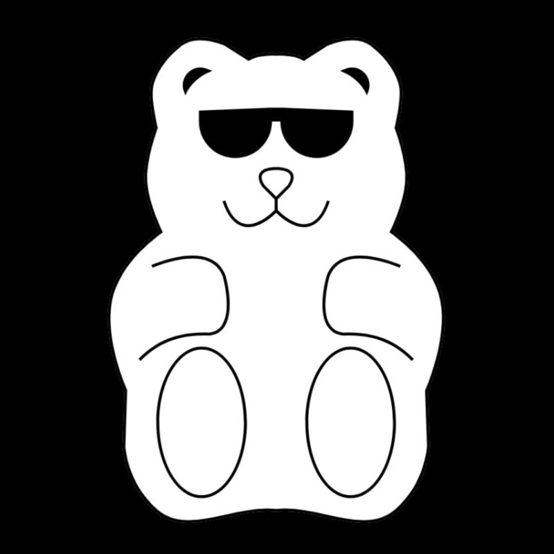 Cool bear with sunglasses