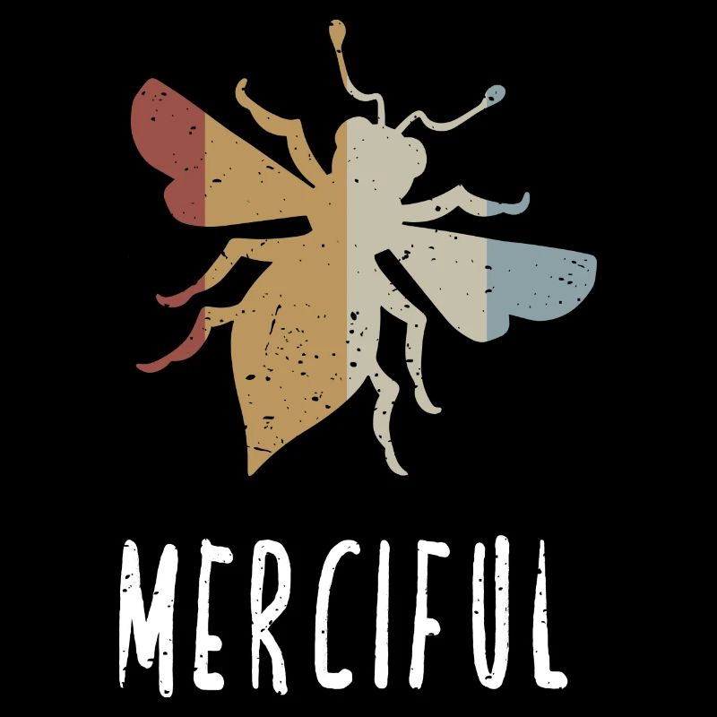 Retro Bee Merciful Biene Be Merciful