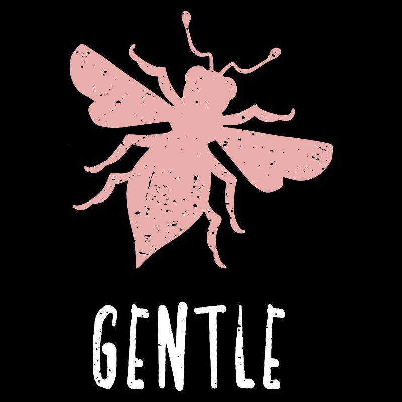 Pink Bee Gentle Bee Be Gentle