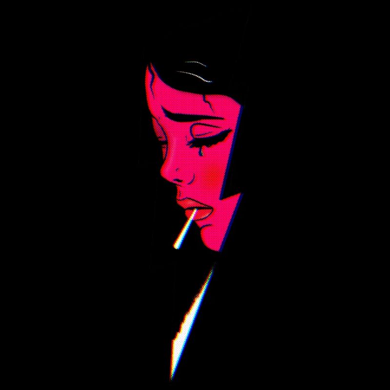 Dépression avec une cigarette