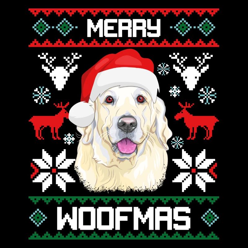 Labrador Retriever Joyeux Noël cadeau Woofmas