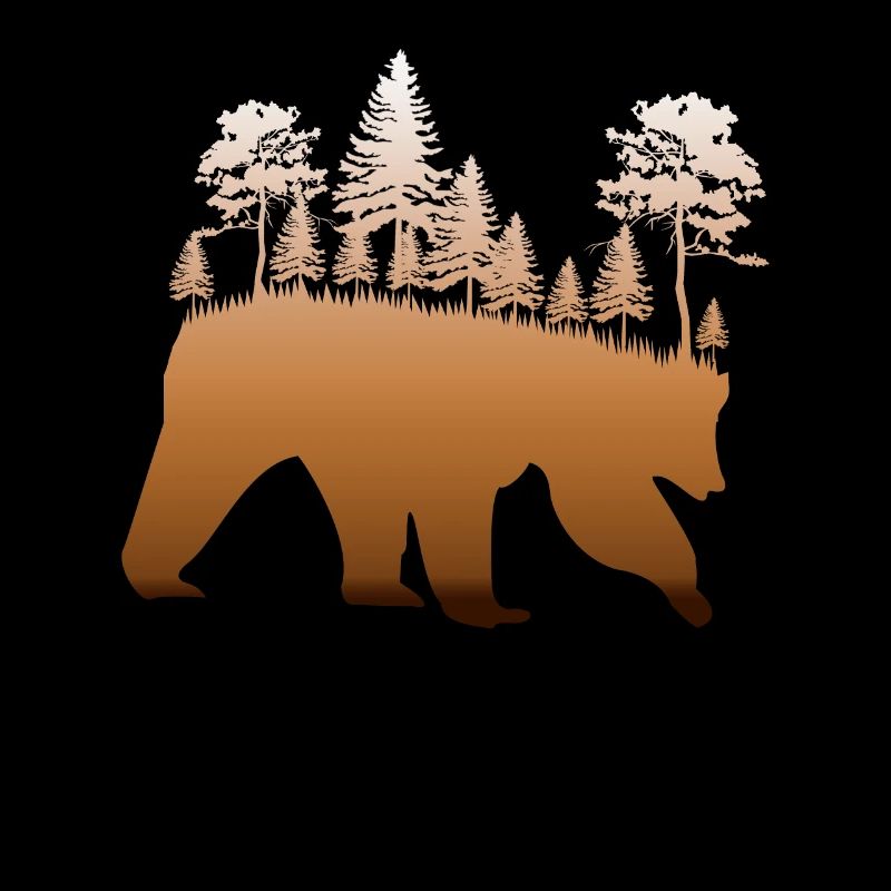 Brown bear black bear gift idea