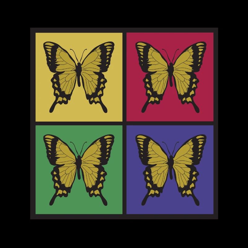 Papillons Pop Art