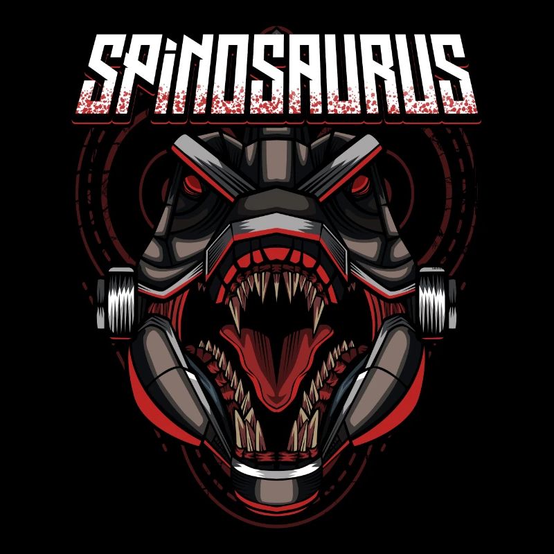 Cyborg Spinosaurus Scifi