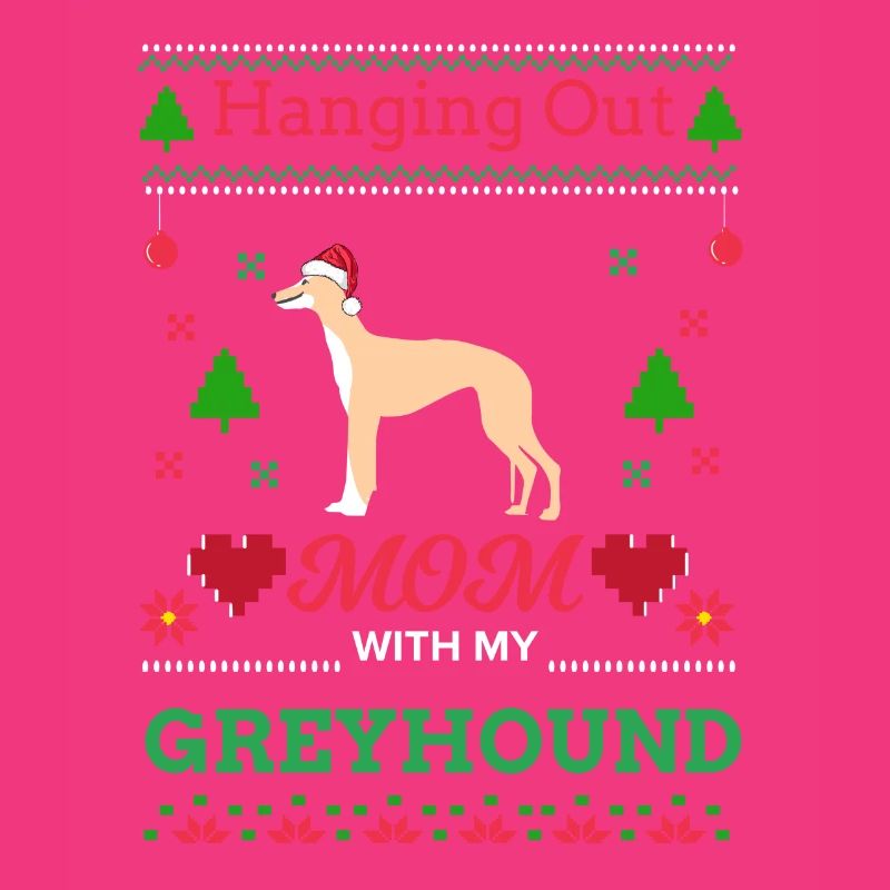Greyhound Ugly Pull de Noël Cadeau de Noël
