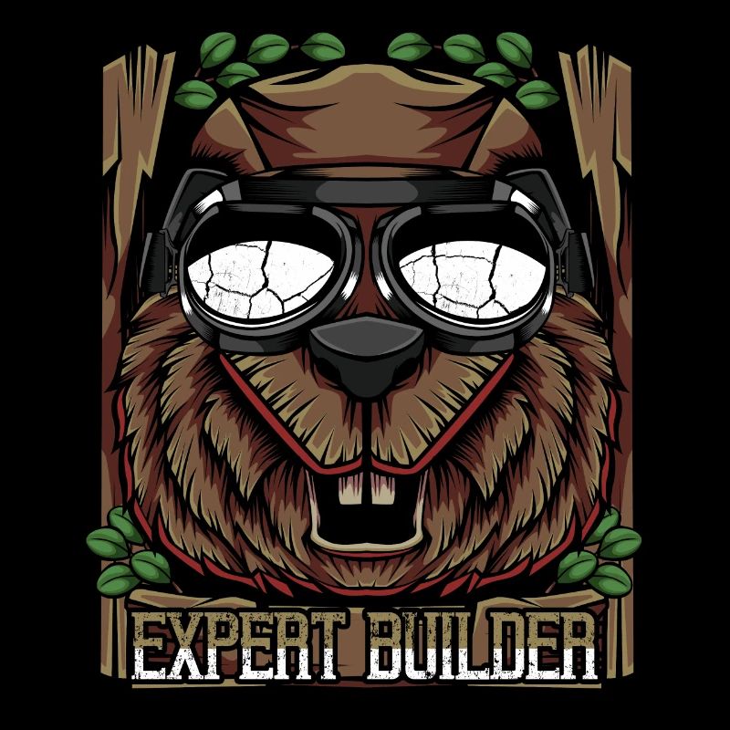 Beaver dam Modern forest animal builder