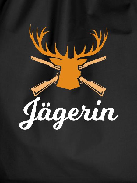 Jägerin Hirschgeweih