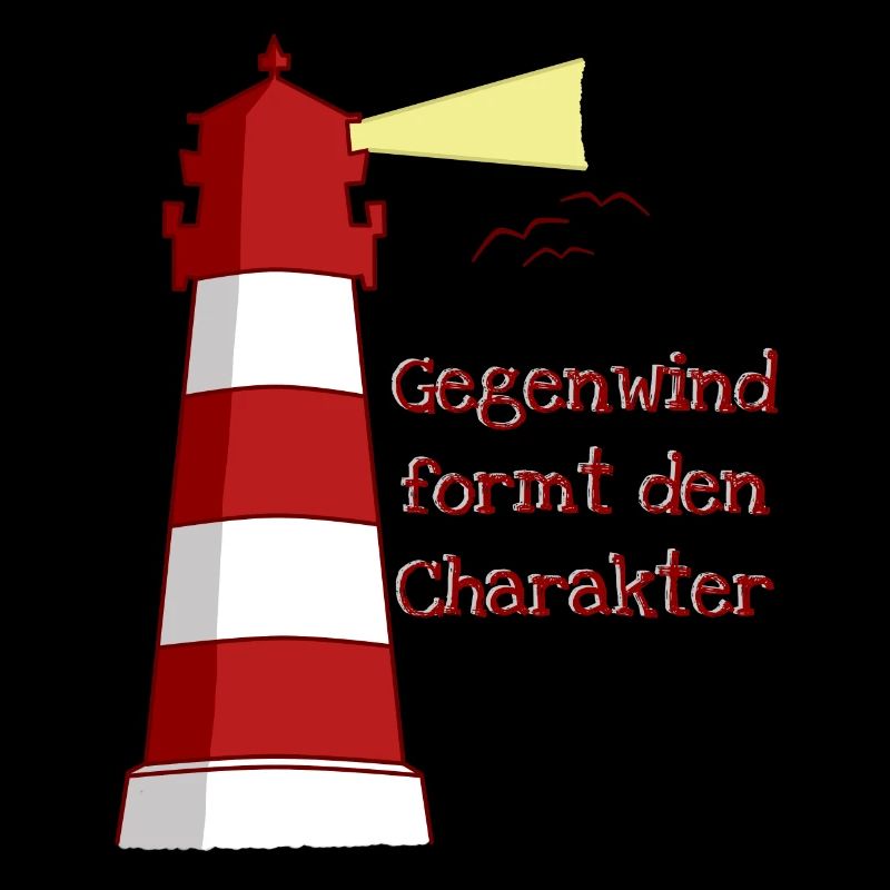 lighthouse headwind north German captain Spruch