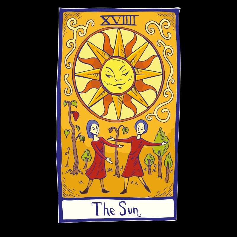 Sun XVIII Tarot