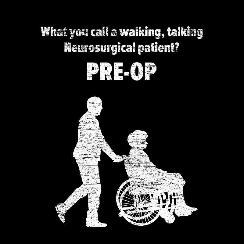 Cadeau d'opération préopératoire de neurochirurgien