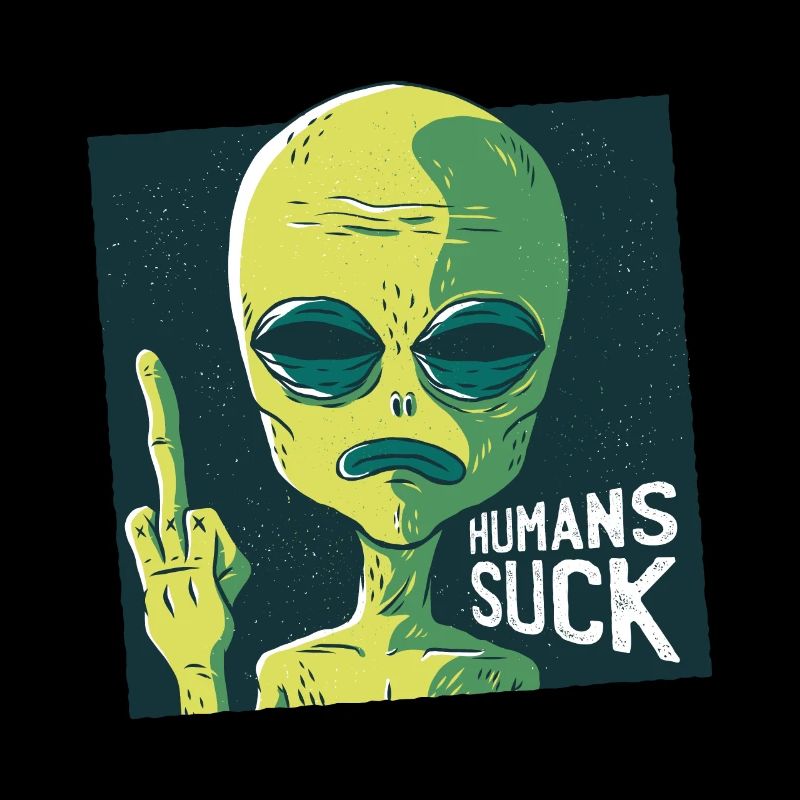 Alien Menschen Hasser