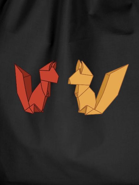 Origami fox