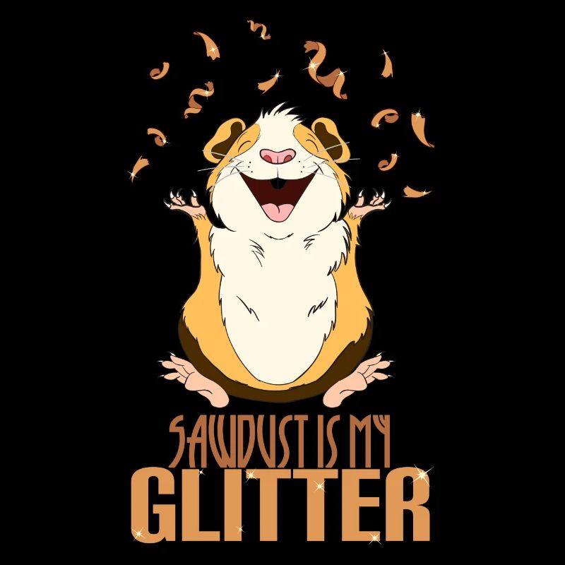 La sciure de cochon d'Inde est mon scintillement