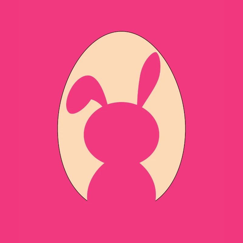 Rabbit Rabbit Easter Easter Silhouette