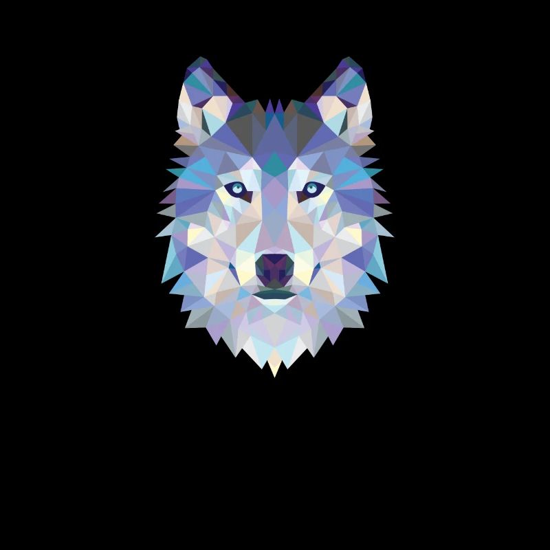 WOLFKOPF MOSAIK KUNST DESIGN WOLF