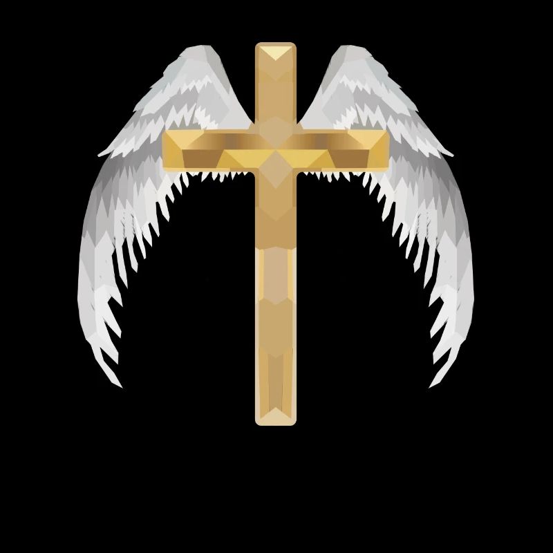 Polygon cross with wing