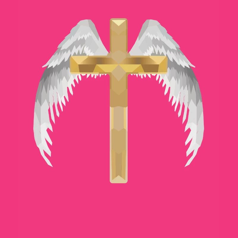 Polygone croix avec ailes
