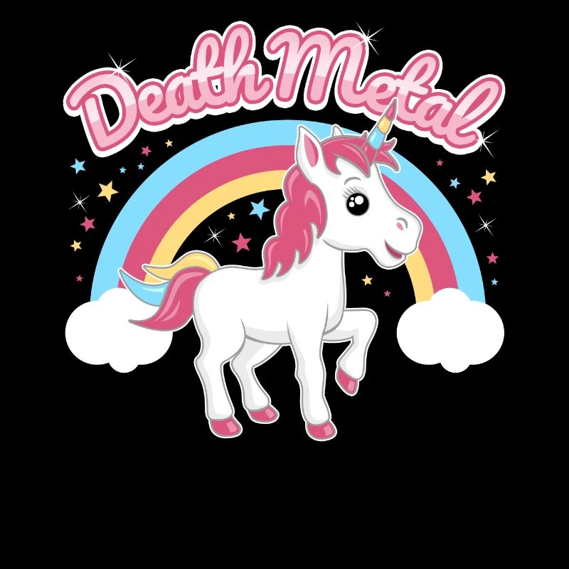 Death Metal Einhorn