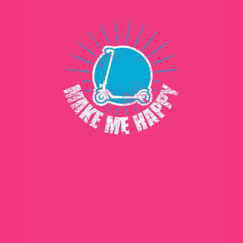 Tretroller Elektroroller Rollerfahrer