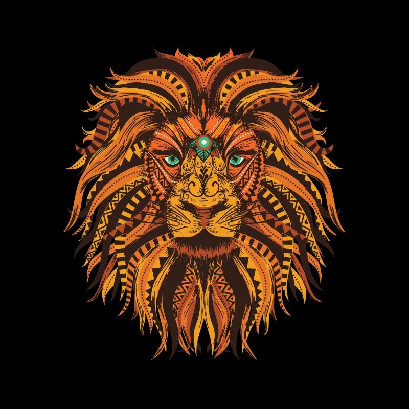 Lion mandala