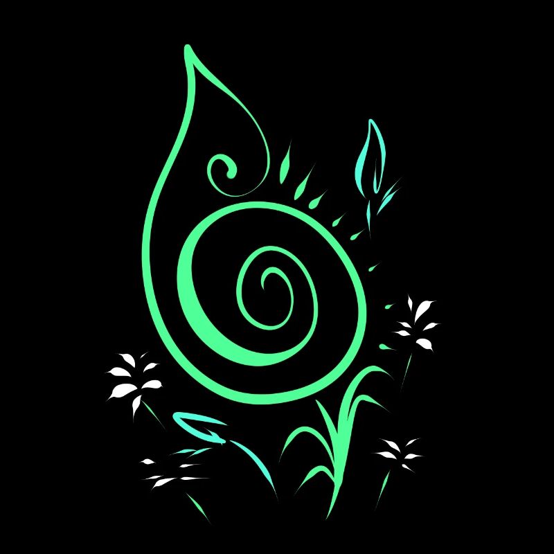 Musical key flower