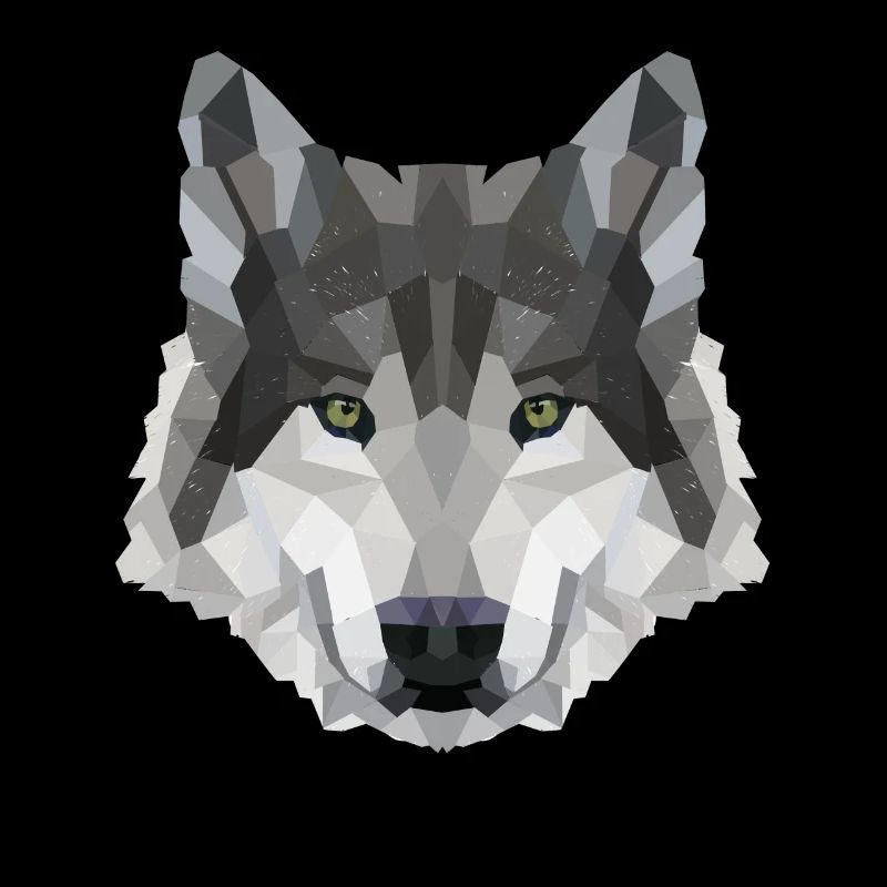 POLYGON WOLF WOLVES HUSKY PACK DOG PACK PACK
