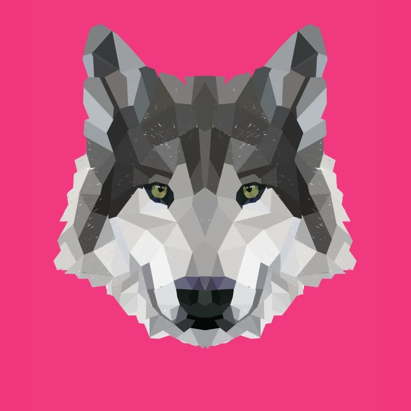 POLYGON WOLF WOLVES HUSKY PACK DOG PACK PACK
