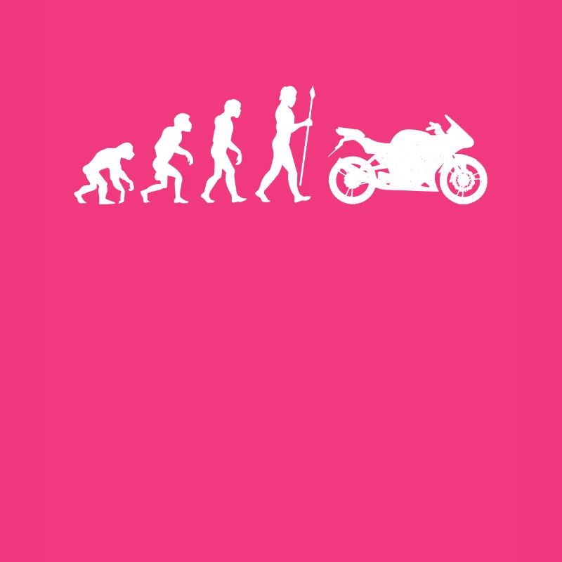 Motorrad Motorradfahrer Evolution Biker