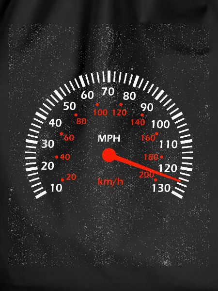 Car speedometer textured gift