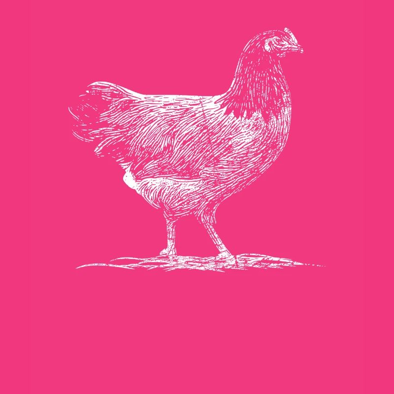 Drawing Vorwerk Chicken Chicken Gift Idea