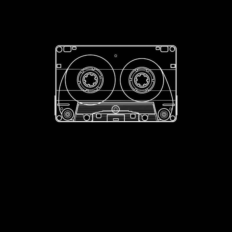 Rétro cassette audio cassette audio rétro