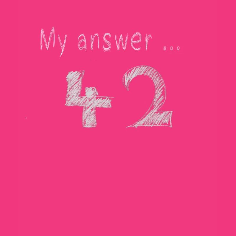 Keep Calm the Answer is 42