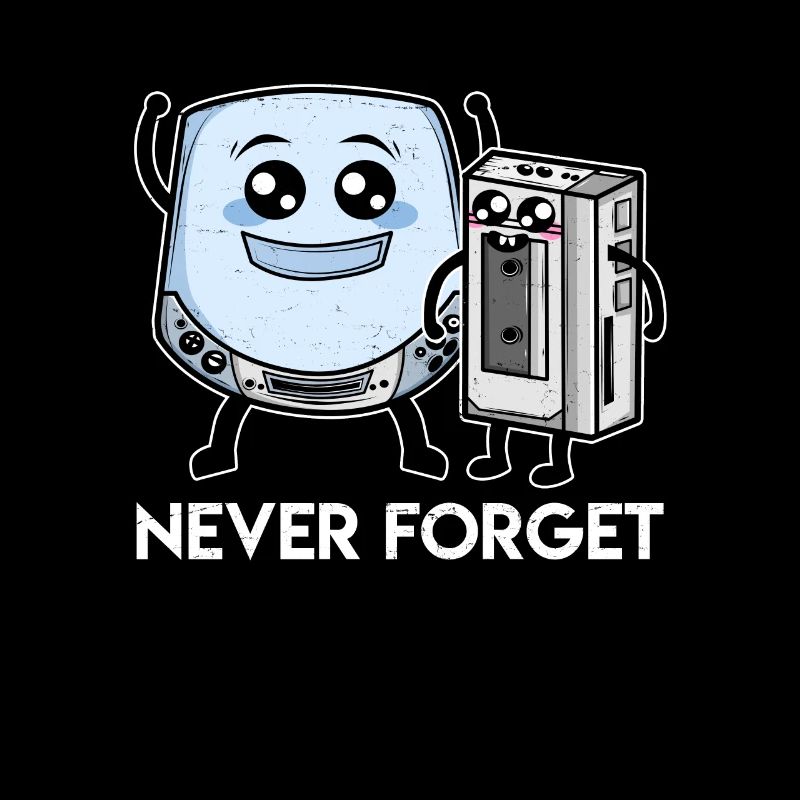 Never Forget Walkman & Discman Music Lover