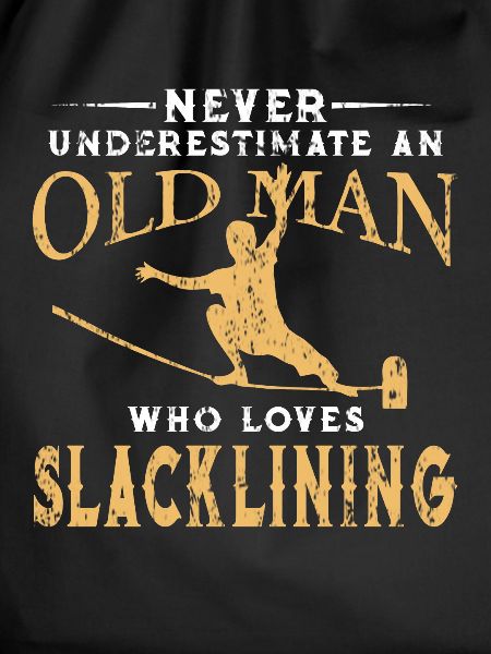 Slackline Old Man