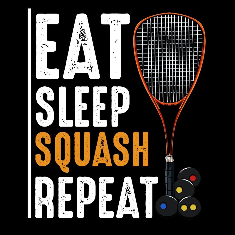 Eat Sleep Squash Repeat Funny sayings gift