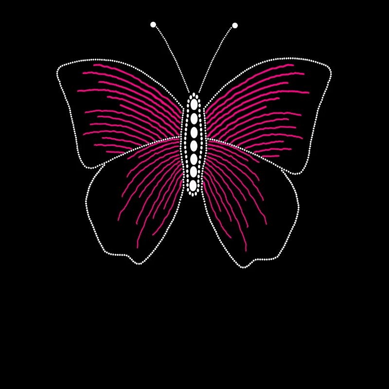 Butterfly sequins PINK, gift