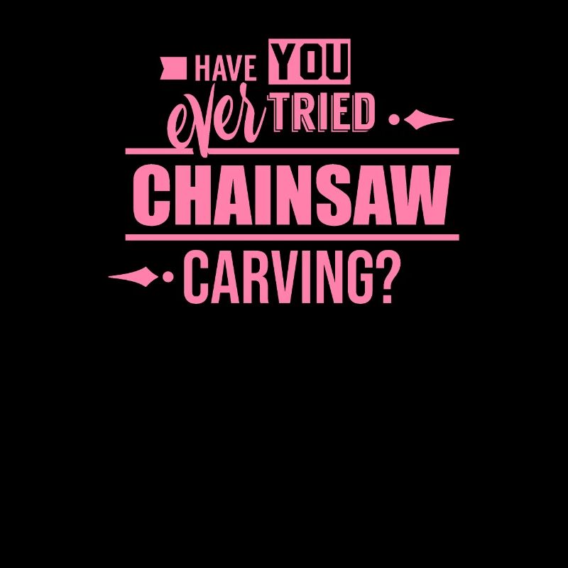 Carve a chainsaw