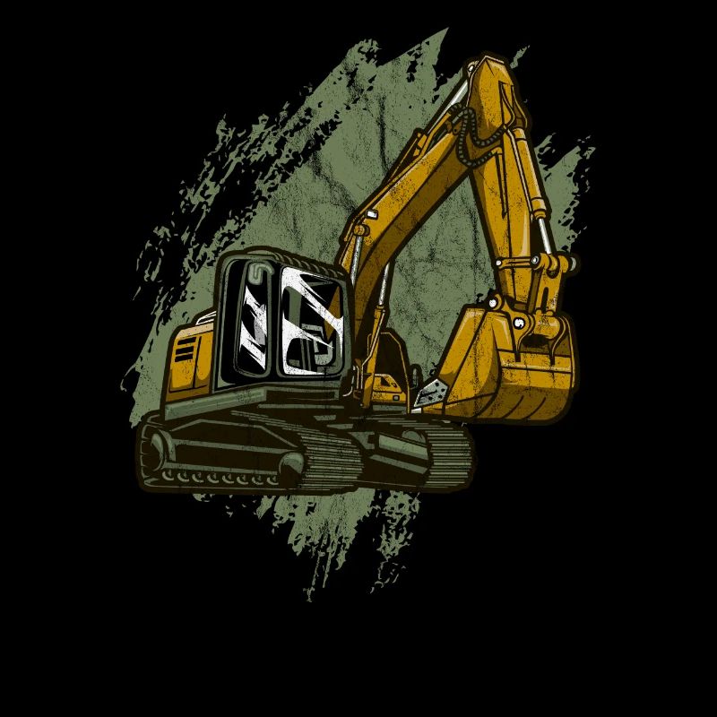 Bagger Kinder Jungen Geburtstag mit Schaufelbagger