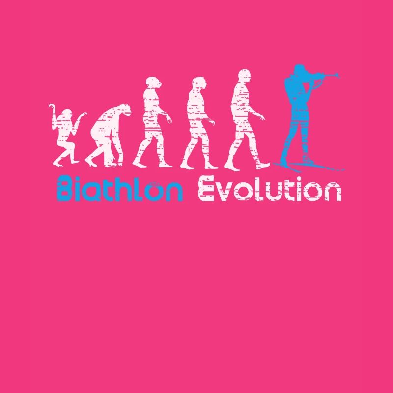 Biathlon Evolution Wintersport Geschenk