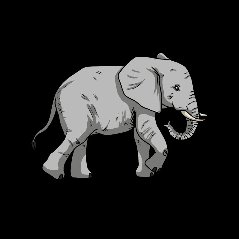 Éléphant Éléphant Faune Bébé Zoo Animaux Zoo