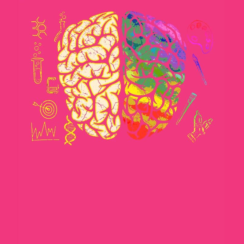 Brain Brain Brain Half Analytical Creative