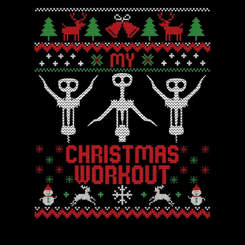 Wein Workout Ugly Christmas