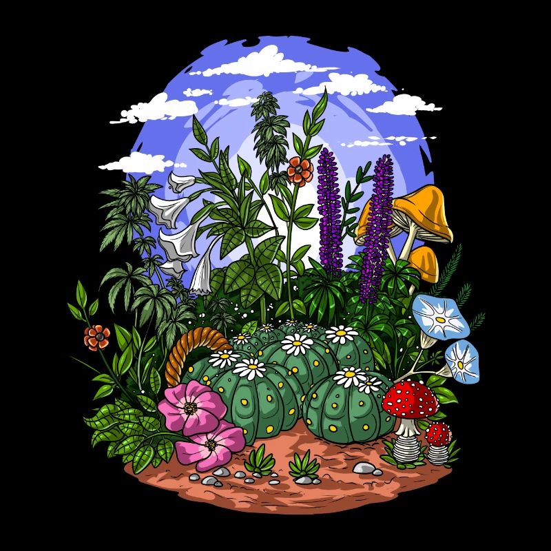Psychedelic Nature Garden