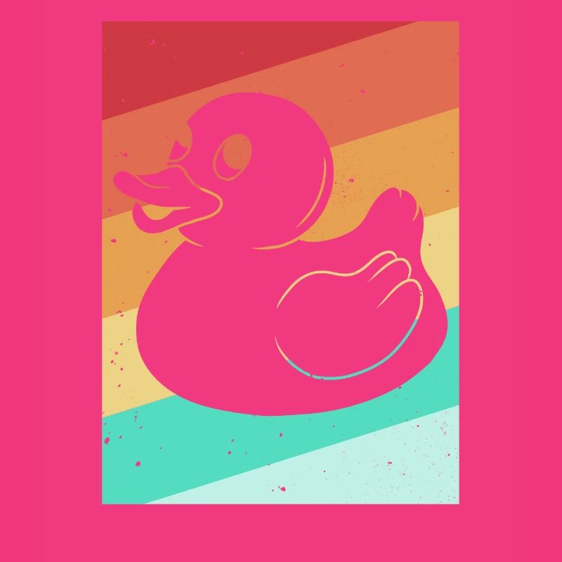 Rubber duck rubber duck bathing duck retro