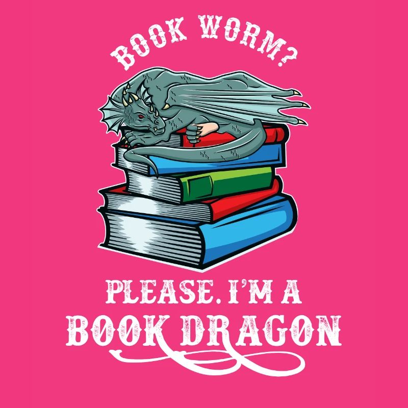 Bücherwurm? Bitte ich bin ein Bücherdrache Drachen