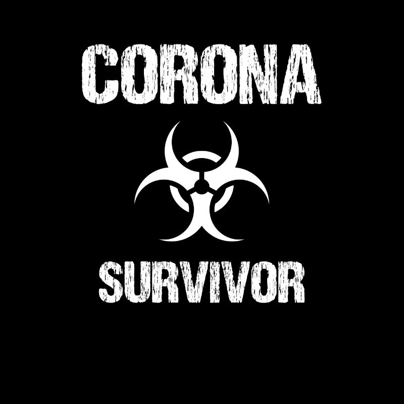 Corona survivant virus sarcasme de la grippe