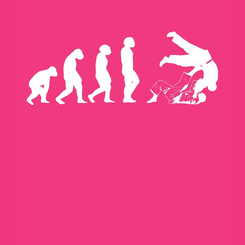 Judo Evolution cadeau rétro judoka cool