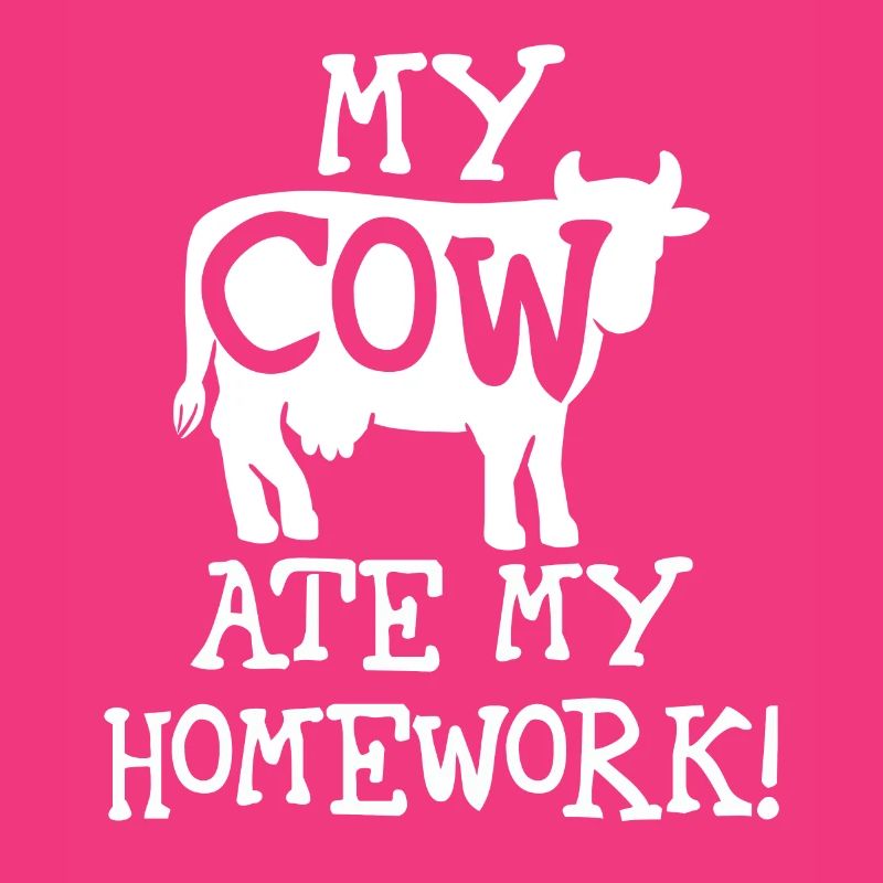 Vache de retour à l'école