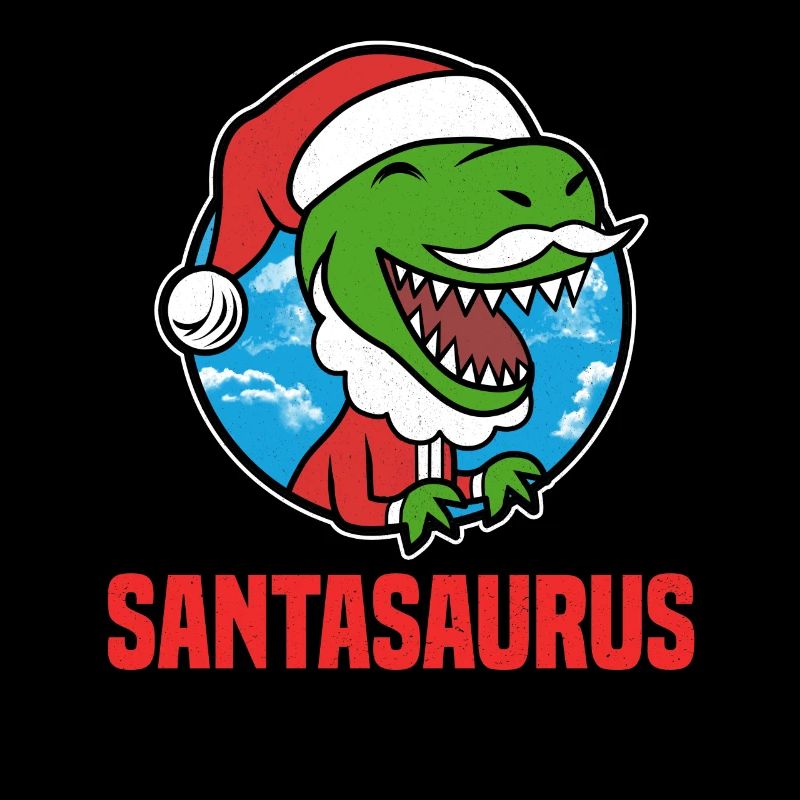 Santasaurus Rex Weihnachtsmann Dino